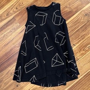 Nununu Geometric A Line Asymmetrical 360 Dress Size 2-3